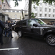 Rupert and James Murdoch and Rebekah Brooks escaping in London (Getty Images)